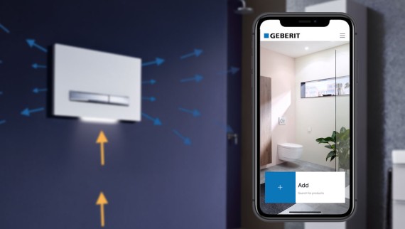 Geberit Home for convenient operation of various Geberit bathroom products