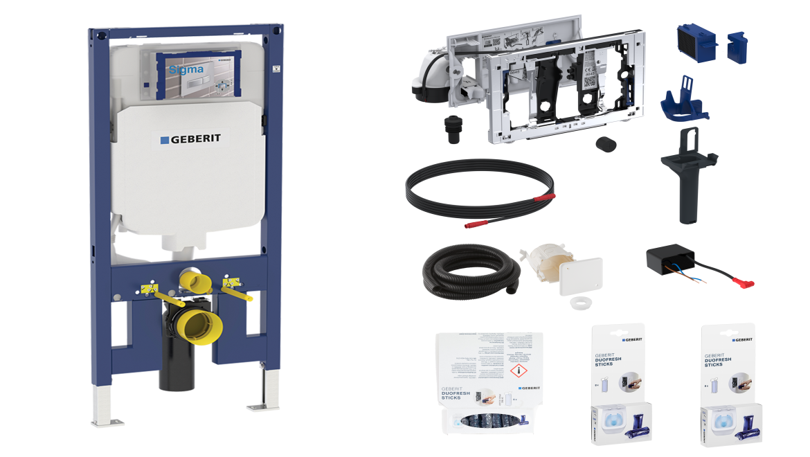 Sigma8 Duofix Cistern for Wall Hung with DuoFresh