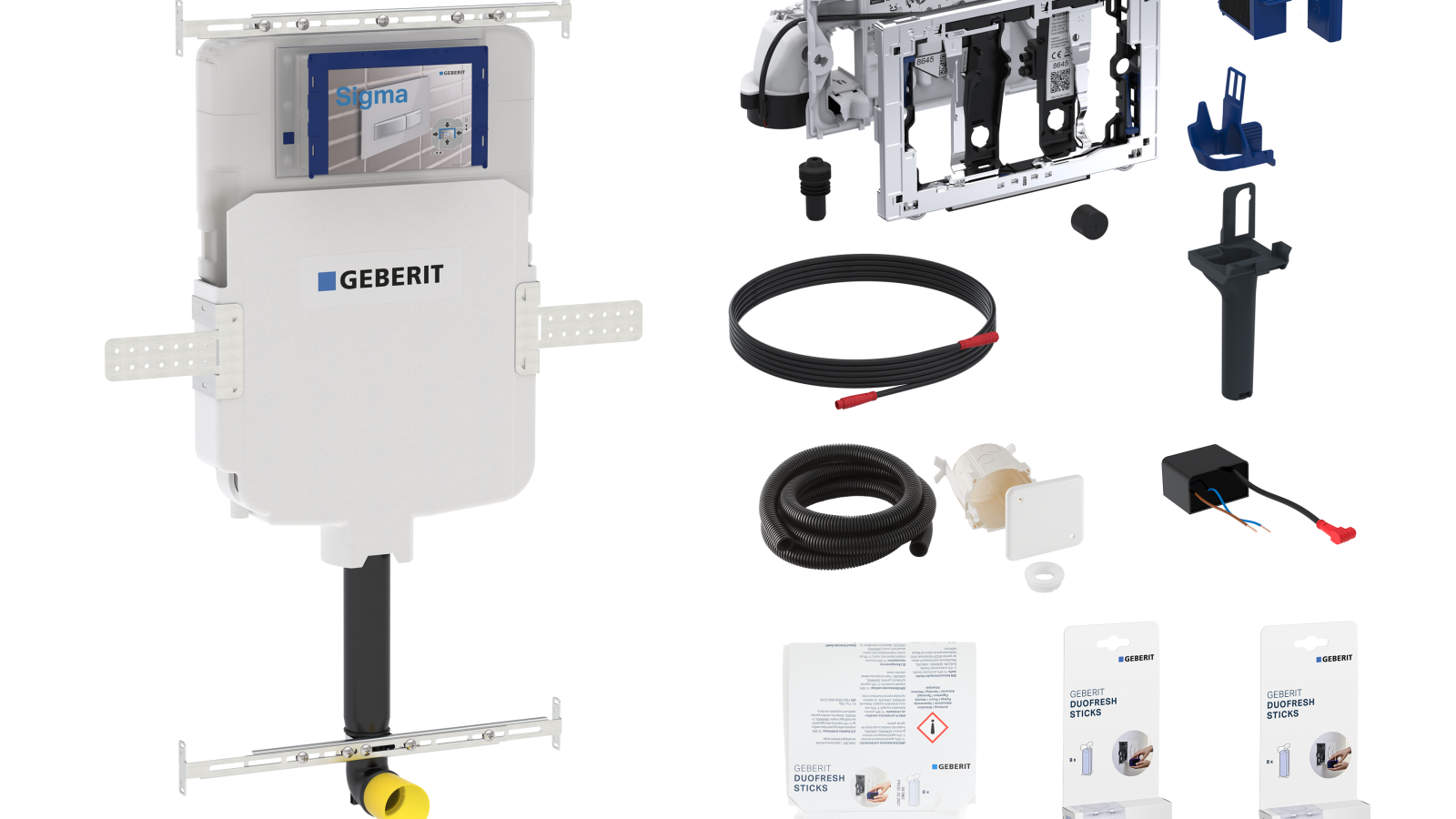 Sigma8 Cistern for Back to Wall with DuoFresh Sigma8 Cistern for Back to Wall with DuoFresh