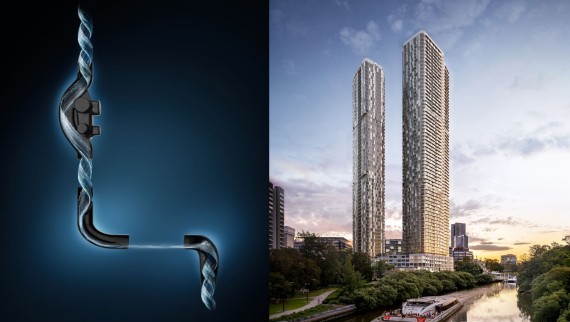 SuperTube and 180 George Concept (© Meriton) SuperTube and 180 George Concept (© Meriton)