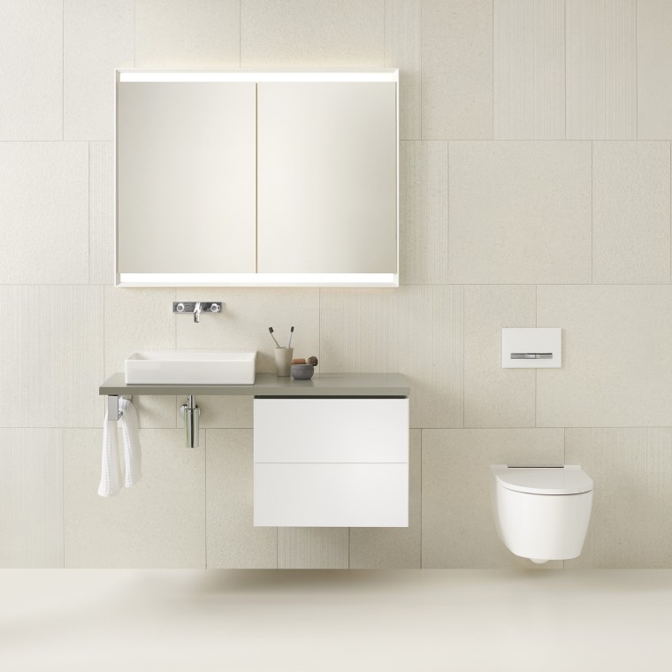 Geberit Sigma50 Flush Button (© Geberit) Geberit Sigma50 Flush Button (© Geberit)
