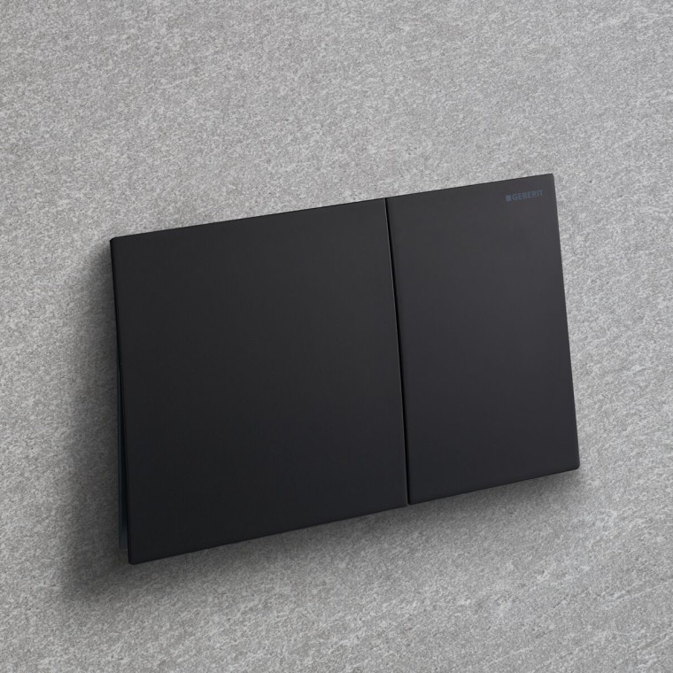 The Sigma 70 flush buttons in matt black The Sigma 70 flush buttons in matt black