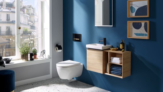 Sigma50 flush button with integrated DuoFresh odour extraction unit Sigma50 flush button with integrated DuoFresh odour extraction unit