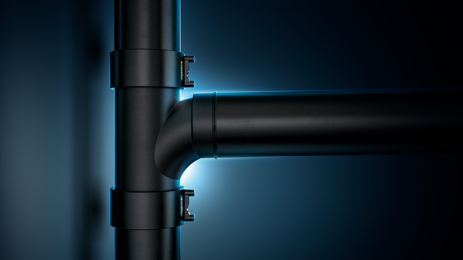 Geberit PE branch fitting and pipe Geberit PE branch fitting and pipe