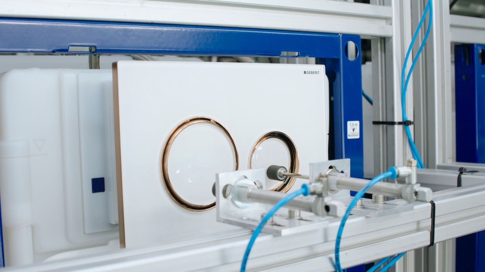 Quality test on Sigma21 flush plate in the WC system