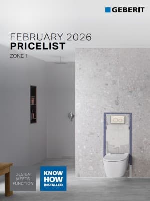 Geberit Pricebook Summer 2026 (Zone 2) Geberit Pricebook Summer 2026 (Zone 2)