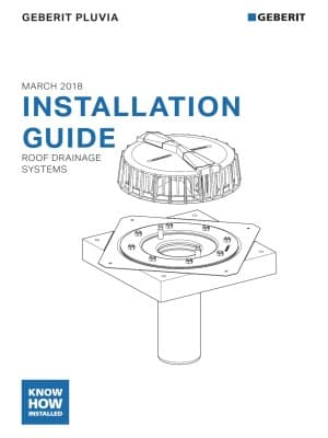 Geberit Pluvia Installation Guide Geberit Pluvia Installation Guide