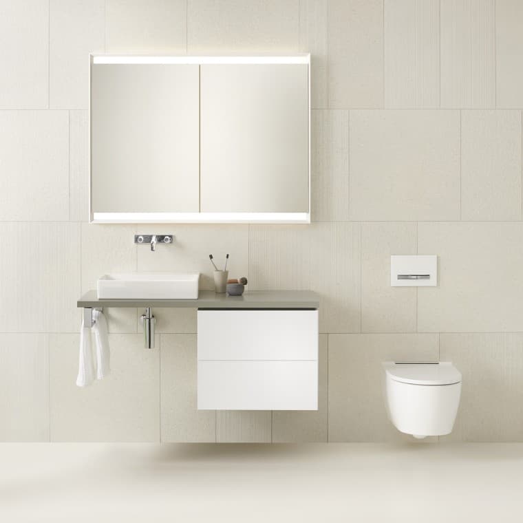 Geberit Sigma50 Flush Button (© Geberit) Geberit Sigma50 Flush Button (© Geberit)