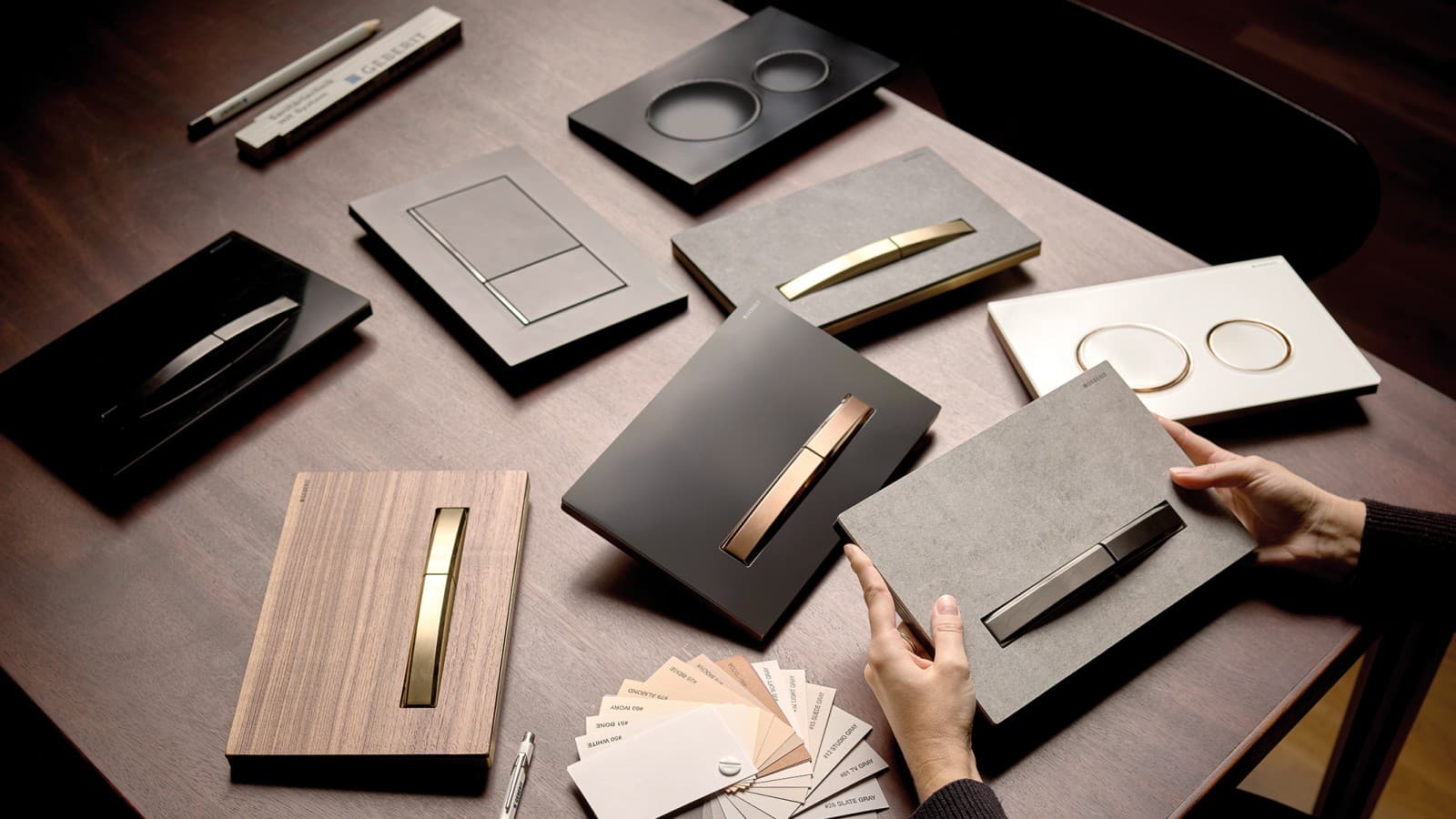 Various actuator plates available Various actuator plates available