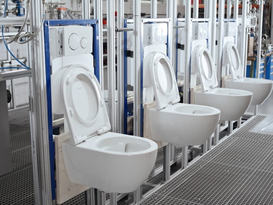 Tested quality: reliability and durability of Geberit concealed cisterns Tested quality: reliability and durability of Geberit concealed cisterns